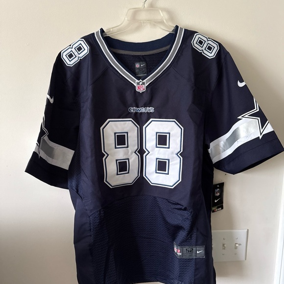 NFL Cowboys Navy and White Men's Jersey